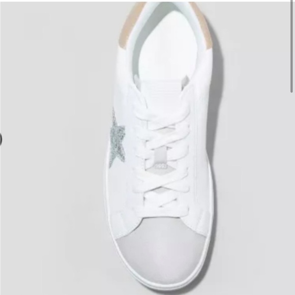 Women's Candace Lace-Up Sneakers 6  - Universal Thread™ Tan NWT - Picture 3 of 4